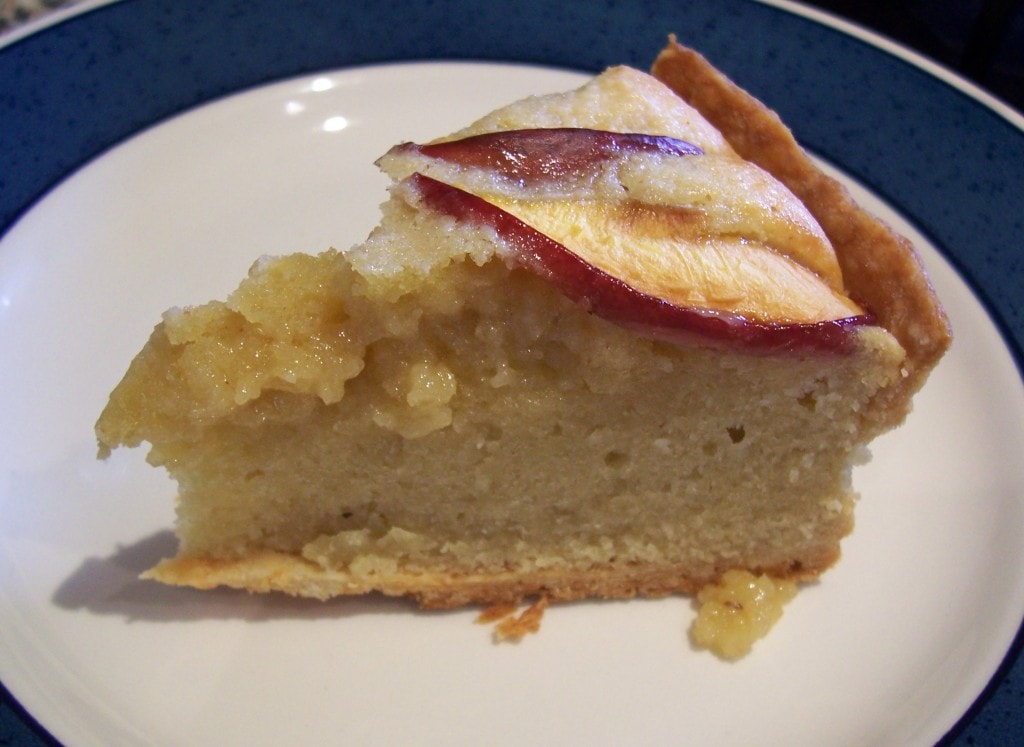 100_3375 Nectarine and frangipane tart
