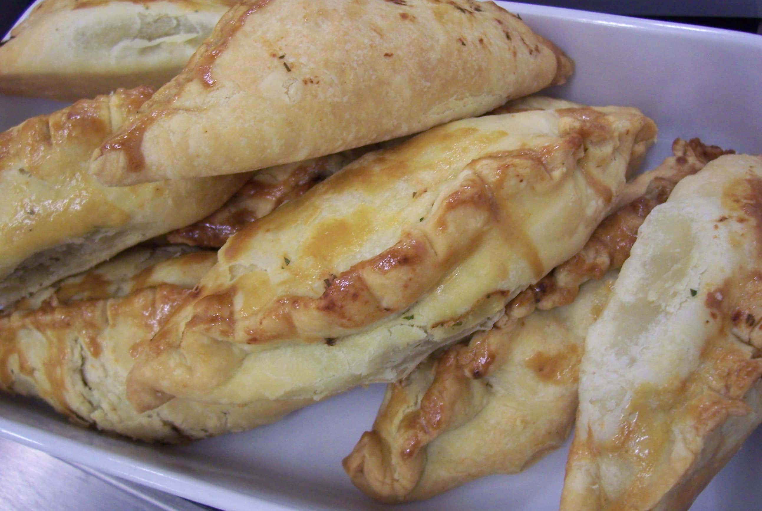 bowl of cheese pasties
