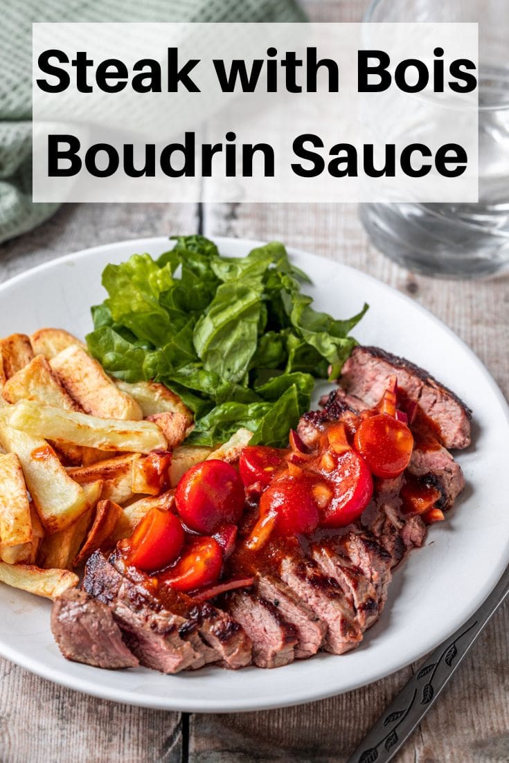 Steak with bois boudrin pin image