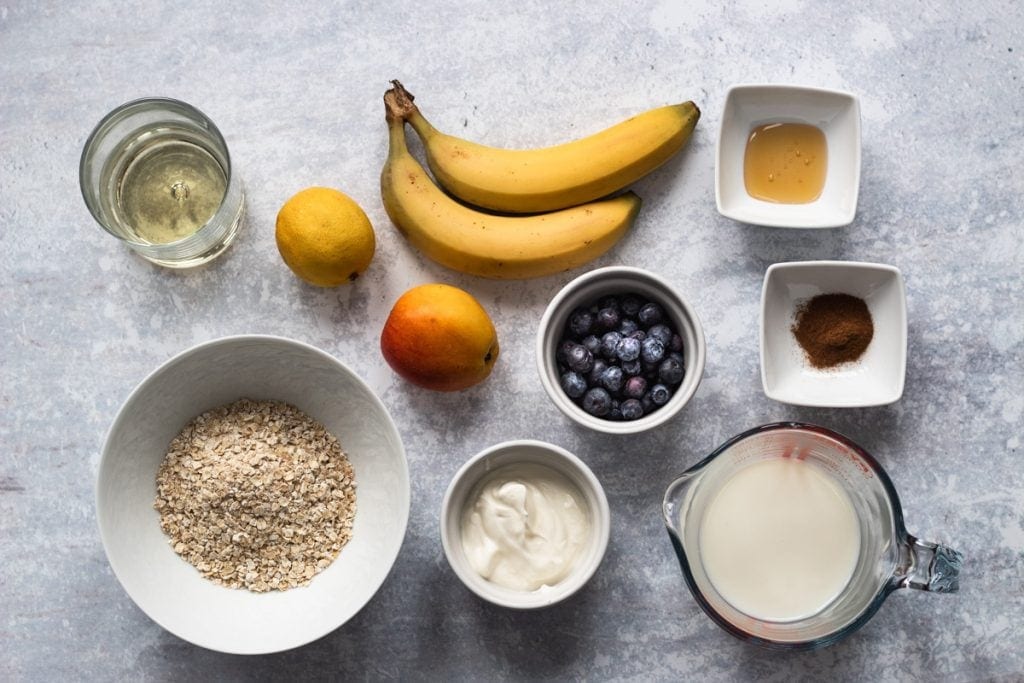 Ingredients for Bircher Muesli