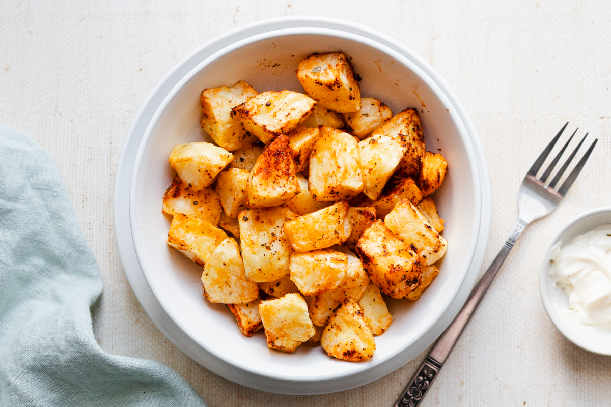 Sakura shichimi potatoes